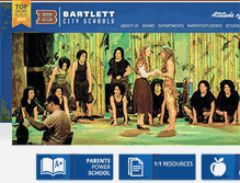 Tablet Screenshot of bartlettschools.org